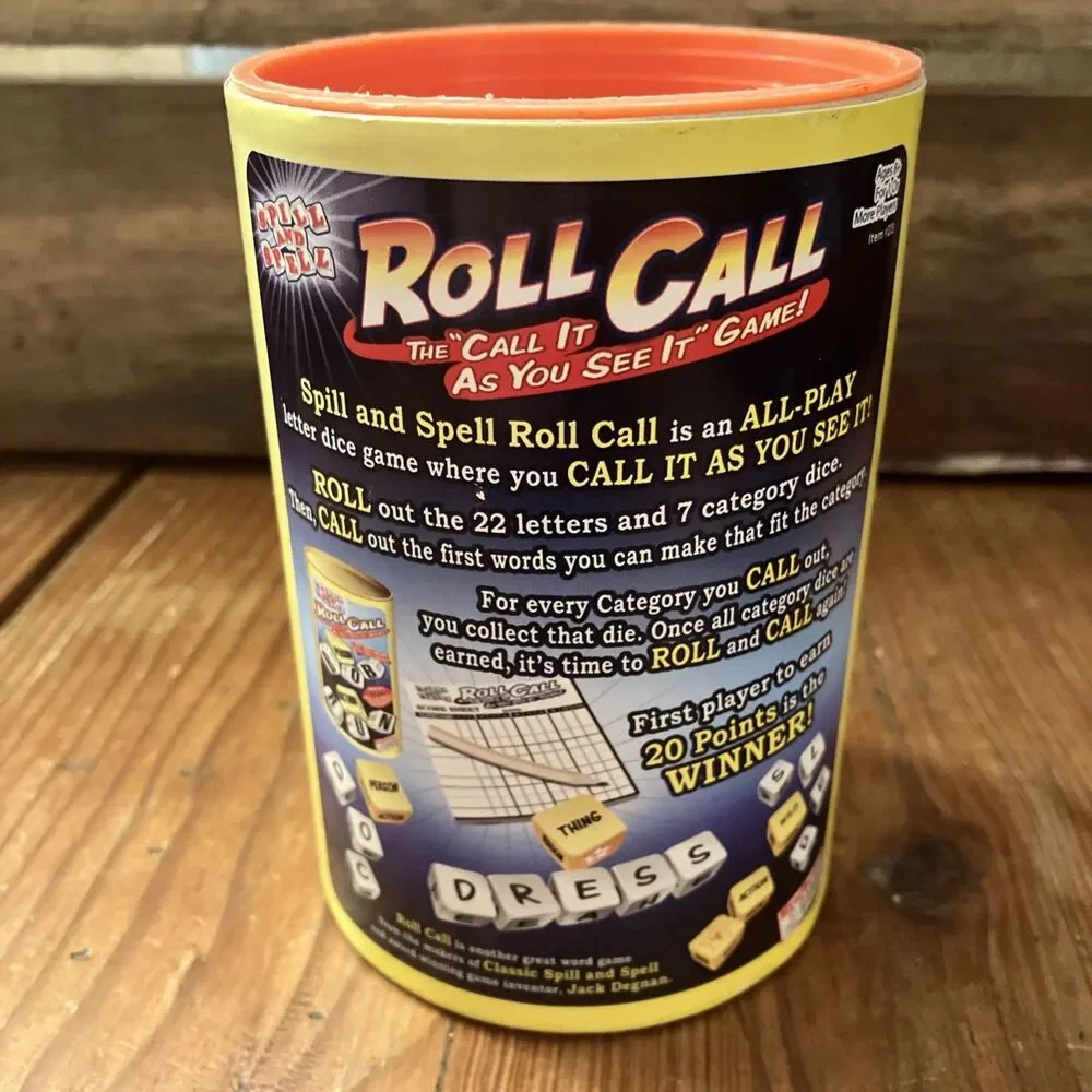 Spill And Spell Roll Call 2015 Dice Letter Game Complete